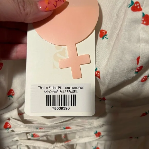 Selkie bundle! NWT La Fraise Biltmore jumpsuit and Goldie ruffle gown - Picture 4 of 8